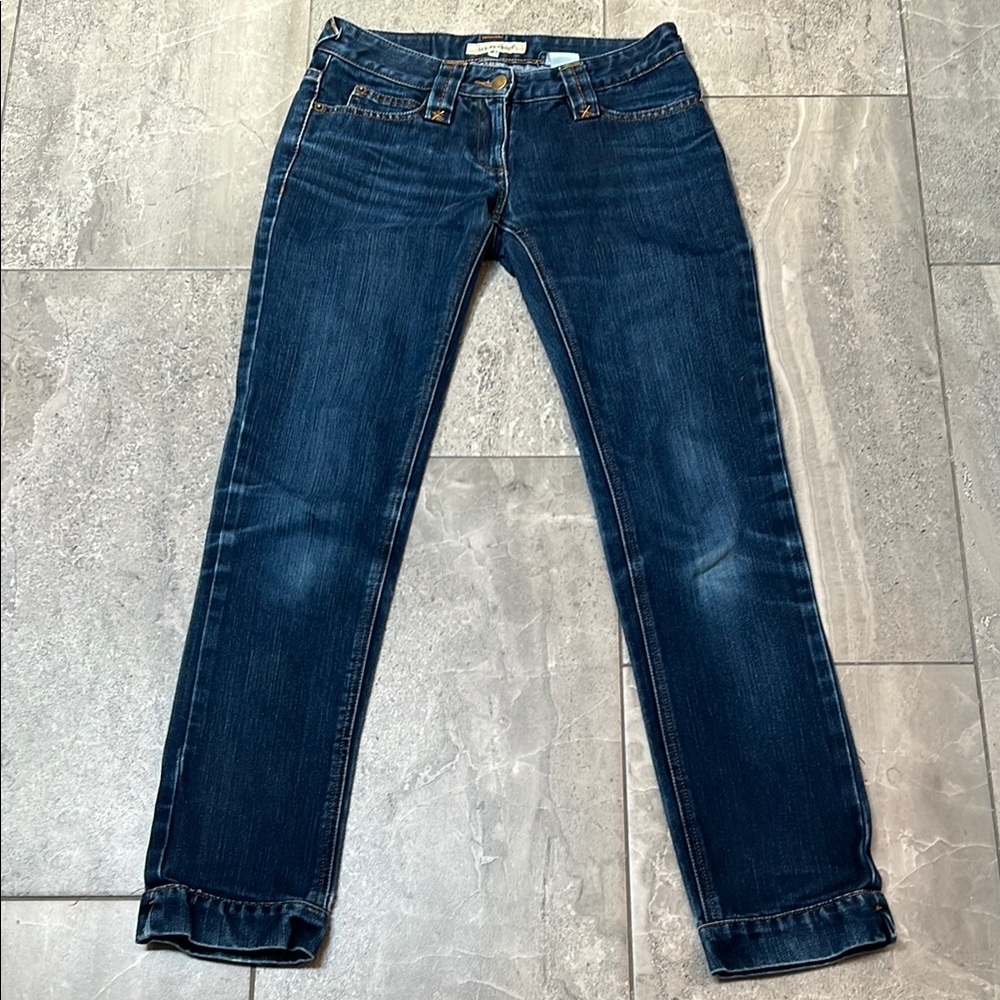 See By Chloe Dark Blue Ankle Jeans
